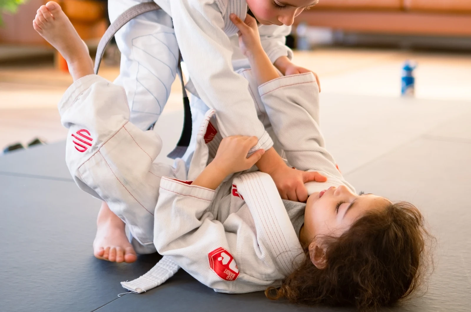 Kids martial arts class at Shonen Jiu Jitsu