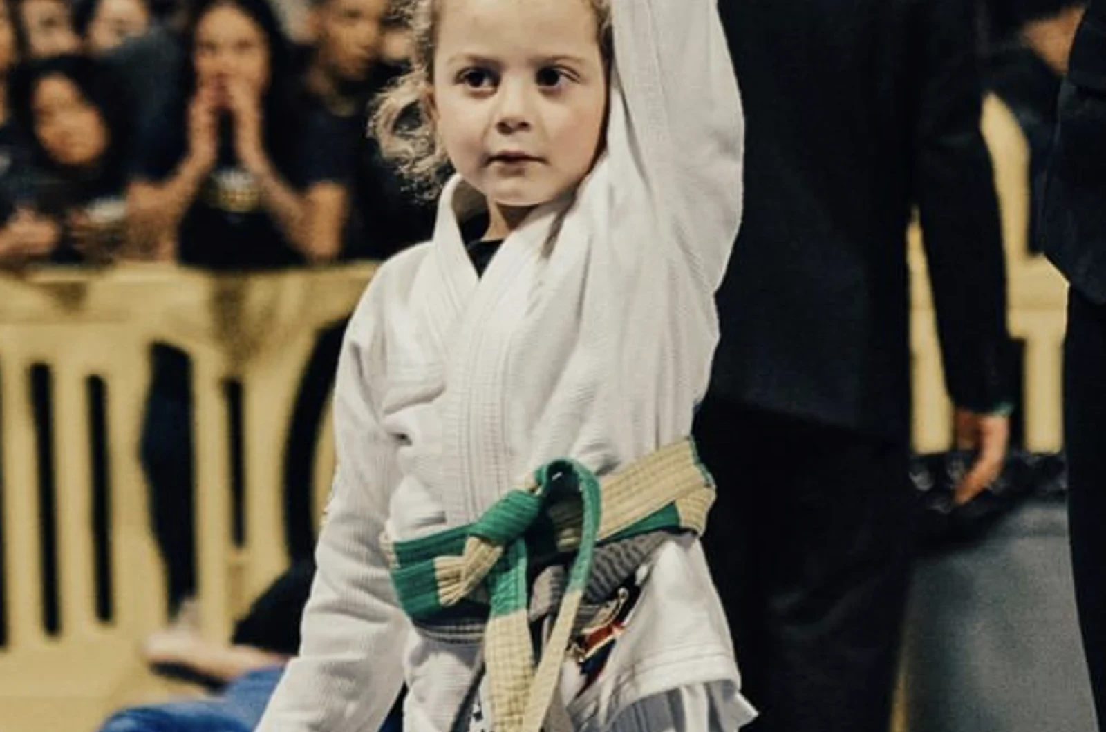 Kids martial arts discipline and focus