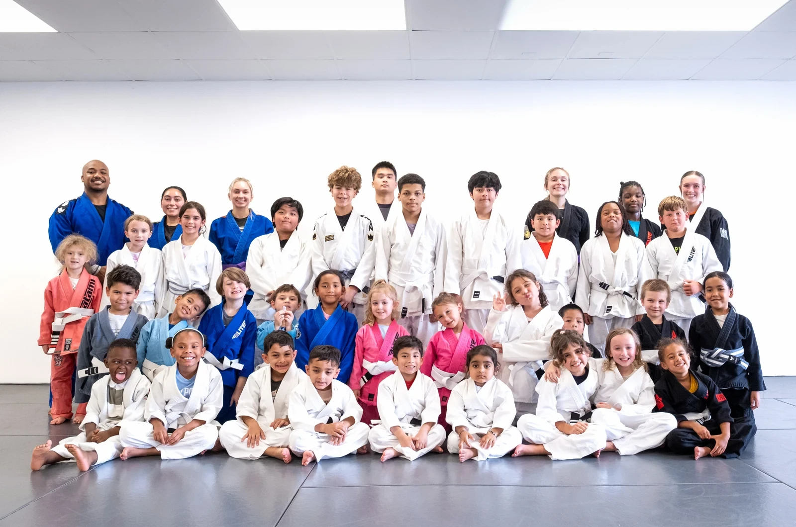 Kids getting fit and active through martial arts