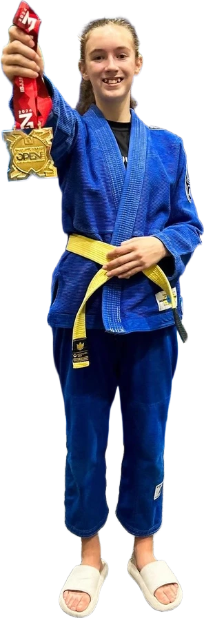 Kids martial arts student